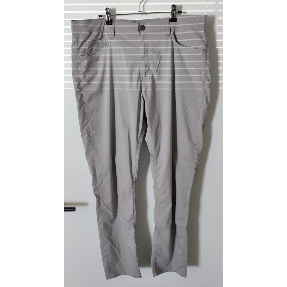 Faherty Movement Pant Mens 36x31 Reserve Comfort 5 Pocket Gray Golf Coolmax